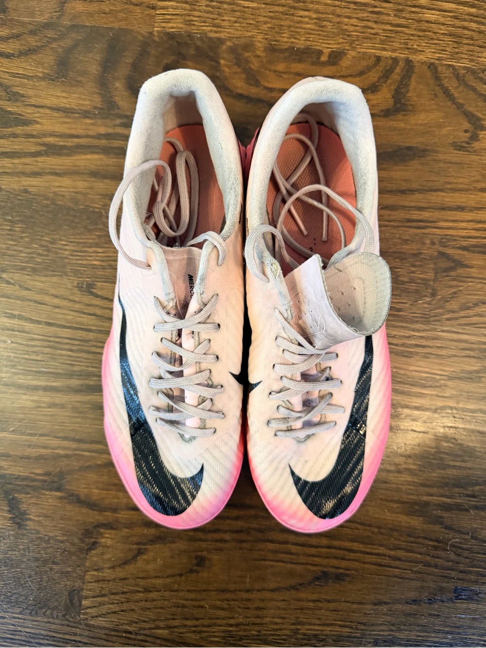 Nike Mercurial Vapor 15 Academy Turf Pink Foam Turf Shoes Size 6.5 - Picture 3 of 5